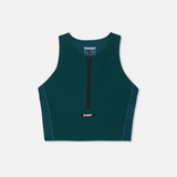 Bandit | Cadence™ Zip Front Race Crop - Pine