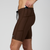 Bandit | Cadence™ Next Gen 7 Pocket Half Tights - Umber