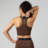 Bandit | Stamina™ Scoop Neck Race Crop - Umber