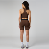 Bandit | Stamina™ Scoop Neck Race Crop - Umber