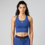 Bandit | Stamina™ Scoop Neck Race Crop - Space Blue