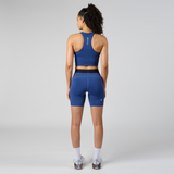 Bandit | Stamina™ Scoop Neck Race Crop - Space Blue