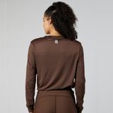 Bandit | Micromesh™ Performance Long Sleeve Tee - Unisex, Umber