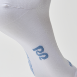 Bandit | Lite Run™️  Quarter Socks - White with Skyline - 2 Pack