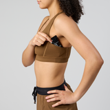 Bandit | Stamina™ Scoop Neck Run Bra - Nutmeg