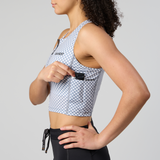 Bandit | Ares Flex™ Zip Front Race Crop - Current Check