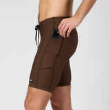 Bandit | Cadence™ Next Gen 7 Pocket Half Tights - Umber