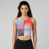 Bandit | Ares Flex™ Zip Front Race Crop - Split Gradient