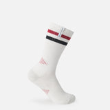 District Vision | Japanese Organic Cotton Socks - White/Red