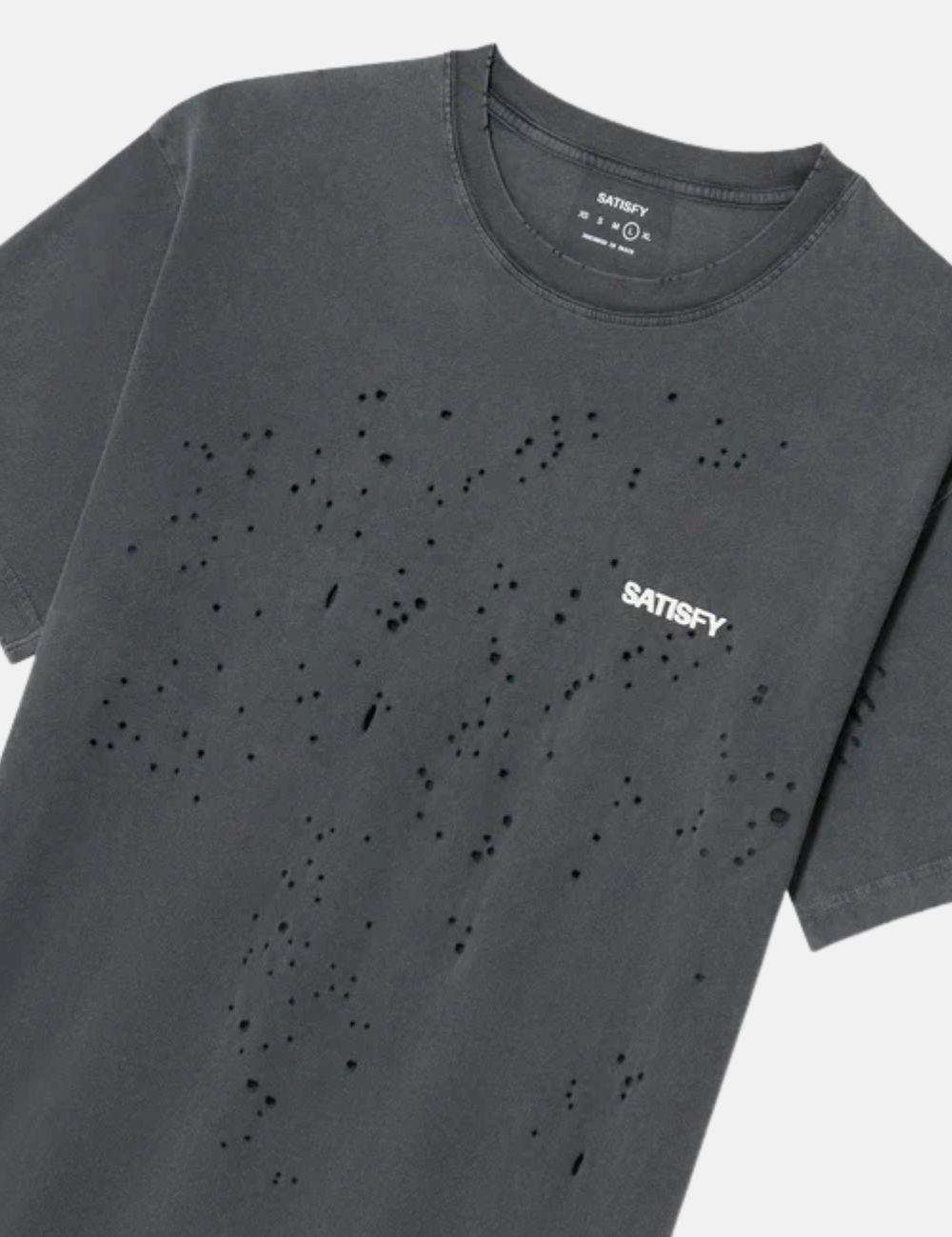 Satisfy | MothTech™ T-Shirt - Aged Black SAB
