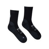 Satisfy | Merino Nylon Tube Socks - Black