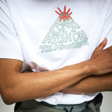 District Vision | California Cotton Tee -  Mountains Vintage White