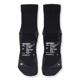 Satisfy | Merino Nylon Tube Socks - Black