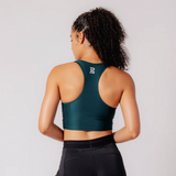 Bandit | Drift™ Crop Singlet w/ Built in Bra - Pine