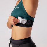 Bandit | Drift™ Crop Singlet w/ Built in Bra - Pine