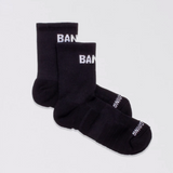 Bandit | Cushion Run Quarter Socks with CoolMax™ - Black