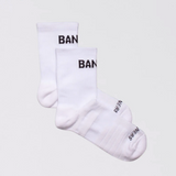 Bandit | Cushion Run Quarter Socks with CoolMax™ - White - 2 Pack