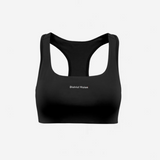 District Vision | Twin Layer Medium Support Bra - Black