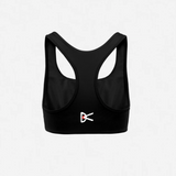 District Vision | Twin Layer Medium Support Bra - Black