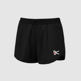 District Vision | Women's 3in Split Shorts - Black