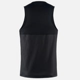 District Vision | Panelled Mesh Singlet - Black