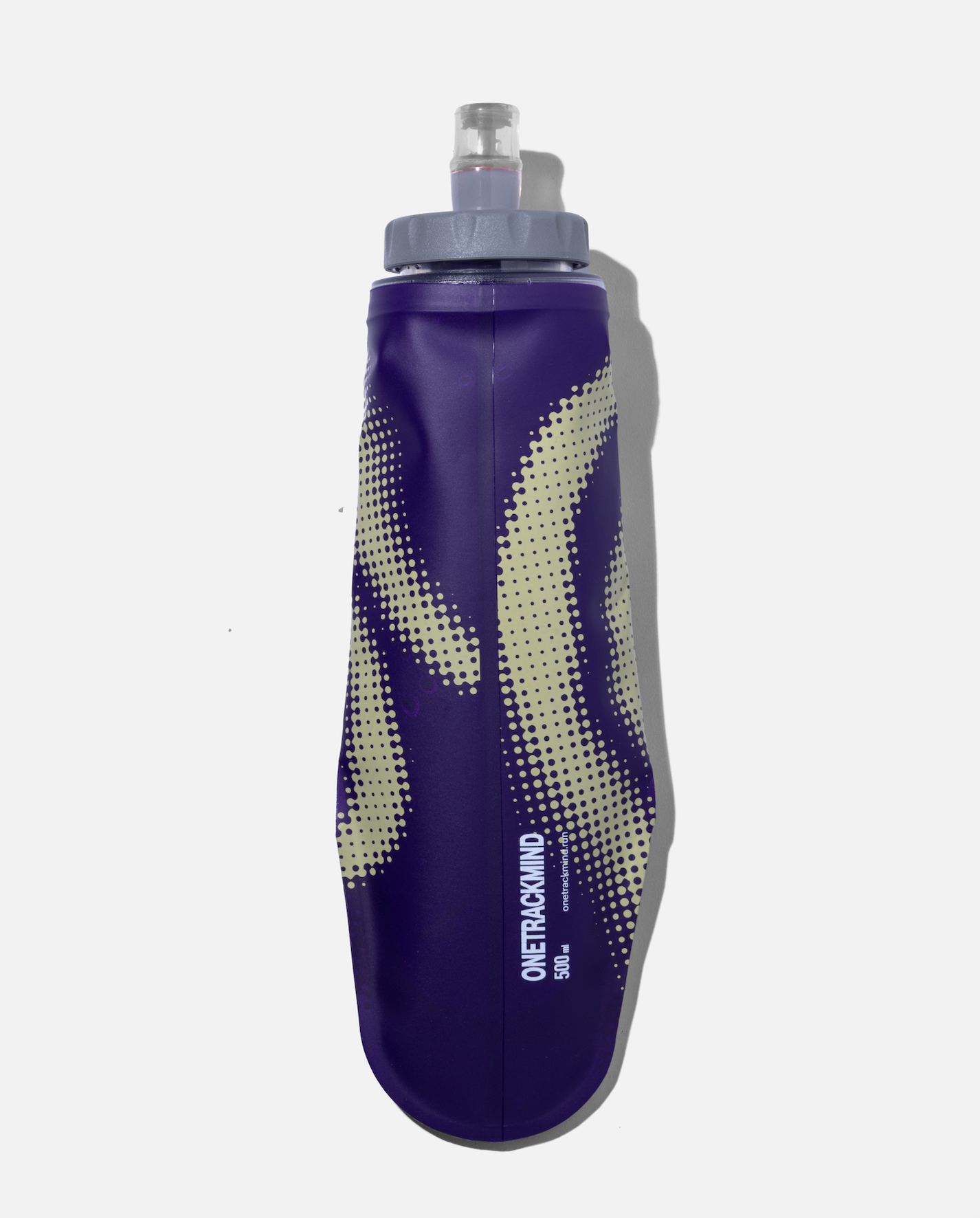 One Track Mind | Flow Flask 500ml - Purple "BALANCE" logo