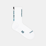 Bandit | Lite RunTM Quarter Socks "Vertical Bandit" (2 Pack) - White / Storm