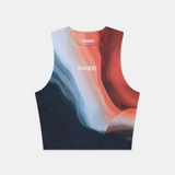 Bandit | Women's Stamina™ Race Crop - Thermal Field Rusted Apricot