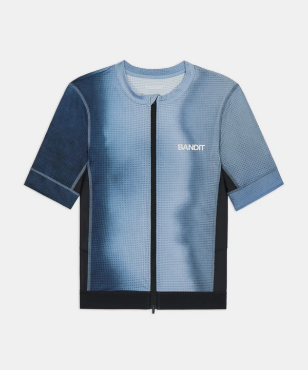 Bandit | Men's GeoMesh™ Race Top - Tranquil Blue