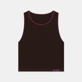 Bandit | Stamina™ Scoop Neck Race Crop - สีดำ 