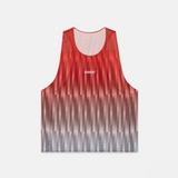 Bandit | Men's Shredder™ Shorty Race Singlet - Uneven Gradient - Poppy