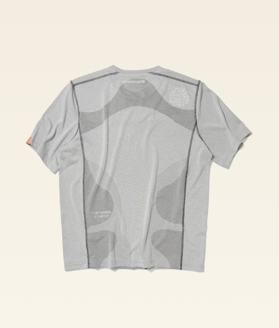 Uppervoid | Kela "MOISTURE WICKING T-SHIRT" - Light Grey