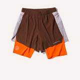 Uppervoid | Ensign "5" LINED TRAIL SHORTS" - Coffee Purple