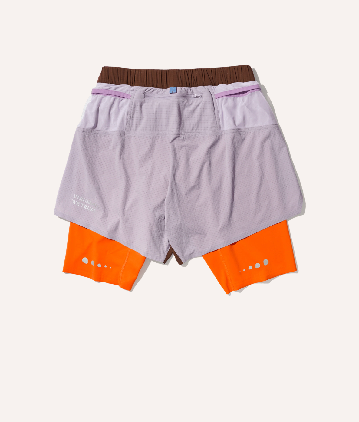 Uppervoid | Ensign "5" LINED TRAIL SHORTS" - Coffee Purple
