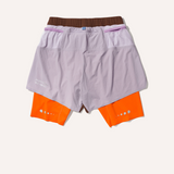 Uppervoid | Ensign "5" LINED TRAIL SHORTS" - Coffee Purple