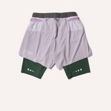 Uppervoid | Ensign "5" LINED TRAIL SHORTS" - Grey Purple