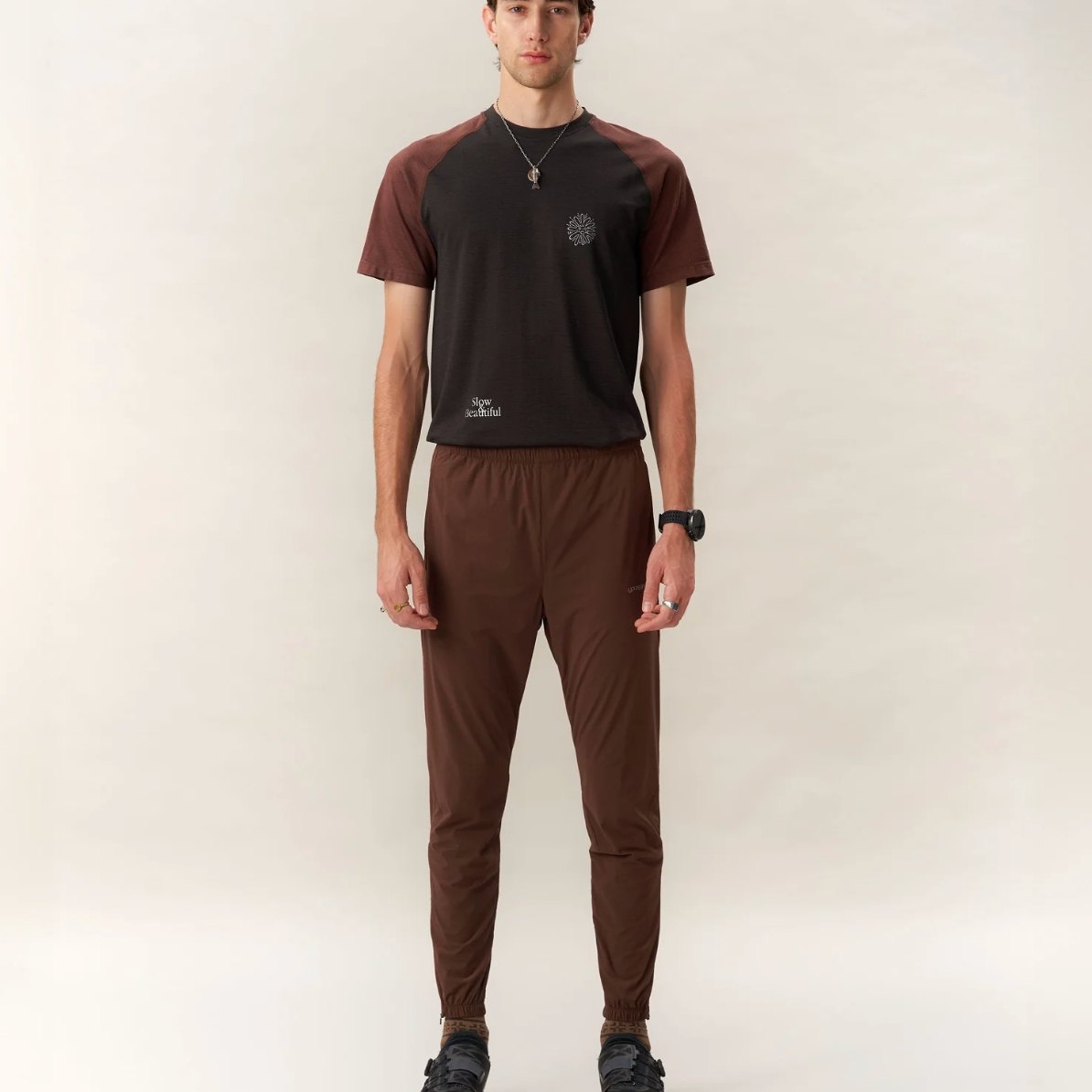 Uppervoid | Maat "MERINO WOOL SHORT SLEEVE T" - Black