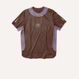 Uppervoid | Quai "MOISTURE WICKING SHORT SLEEVE T-SHIRT" - Chicory Coffee