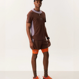 Uppervoid | Quai "MOISTURE WICKING SHORT SLEEVE T-SHIRT" - Chicory Coffee