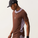 Uppervoid | Quai "MOISTURE WICKING SHORT SLEEVE T-SHIRT" - Chicory Coffee