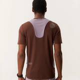 Uppervoid | Quai "MOISTURE WICKING SHORT SLEEVE T-SHIRT" - Chicory Coffee