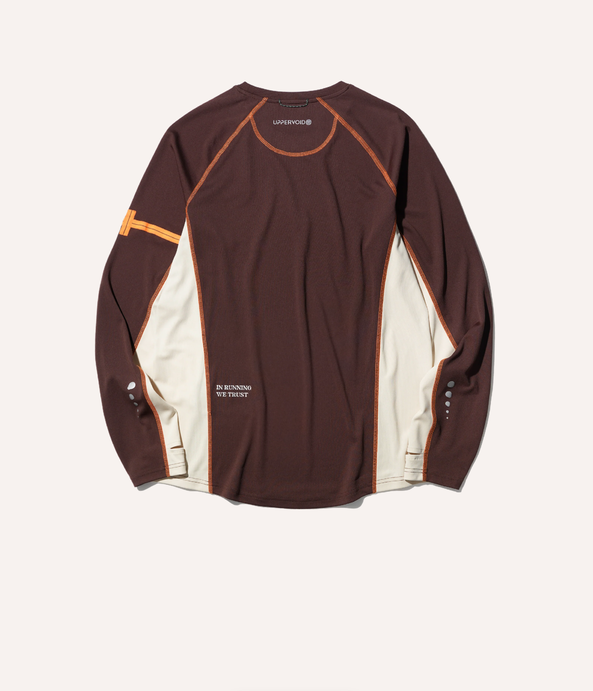 Uppervoid | Saci "MOISTURE WICKING LONG SLEEVE T-SHIRT" - Chicory Coffee