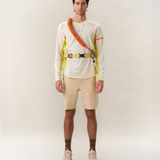 Uppervoid | Saci "MOISTURE WICKING LONG SLEEVE T-SHIRT" - White & Lime