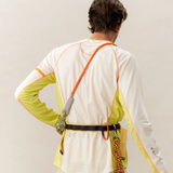 Uppervoid | Saci "MOISTURE WICKING LONG SLEEVE T-SHIRT" - White & Lime
