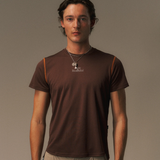 Uppervoid | Tyet S "MOISTURE WICKING T-SHIRT" - Coffee