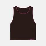 Bandit | Women's StretchKnit™ Pop Stitch™ Run Tank - Espresso