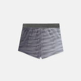 Bandit | Women's CoolGrid™ 3" Split Shorts - Uneven Gradient - Plaster / Slate