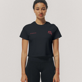 Uppervoid | Karma8a x Uppervoid "short T-shirt" - Black