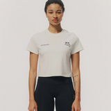 Uppervoid | Karma8a x Uppervoid "short T-shirt" - White