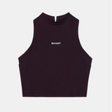 Bandit | Striped Cadence™ Vaso Race Crop - Black with Fig